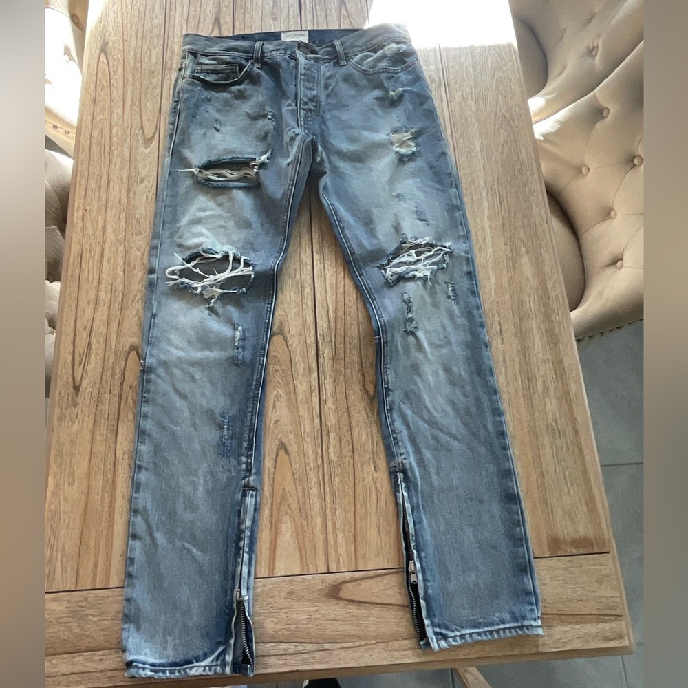 Fear of God Denim Distressed Jeans